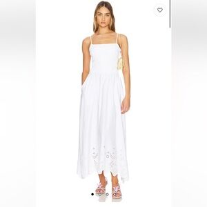 NWT SOLID & STRIPED Delta Dress in Optic White